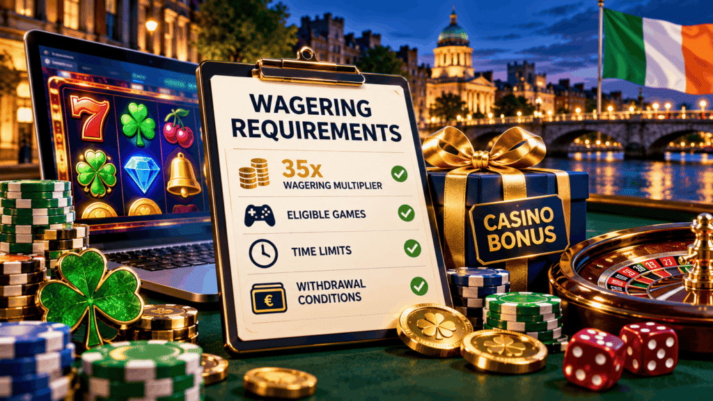 Casino wagering requirements explained for Irish players